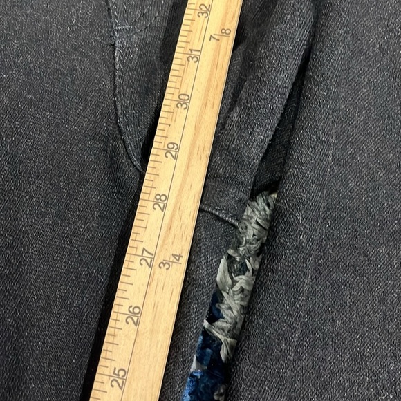 Black Vintage Lee High Waisted Straight Leg Jeans Size 10 Petite - Picture 8 of 9